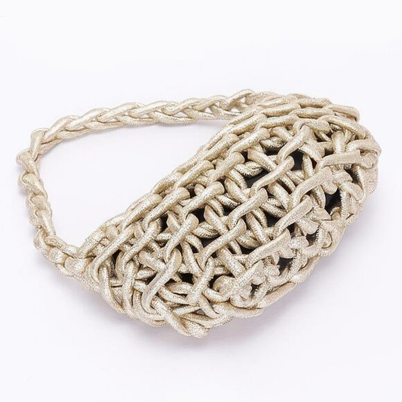 Metallic String Handmade Tote Bag - Picture 3 of 4